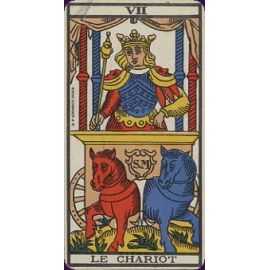 Ancien Tarot de Marseille - Le Chariot