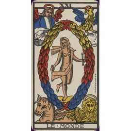 Ancien Tarot de Marseille - Le Monde