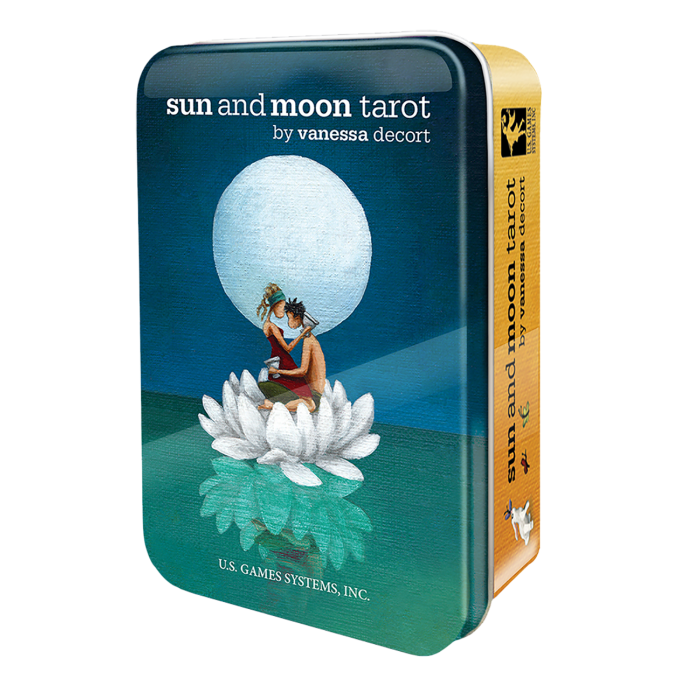 Tarot Sun and Moon - petite boite métallique Tarot Sun and Moon - petite boite métallique