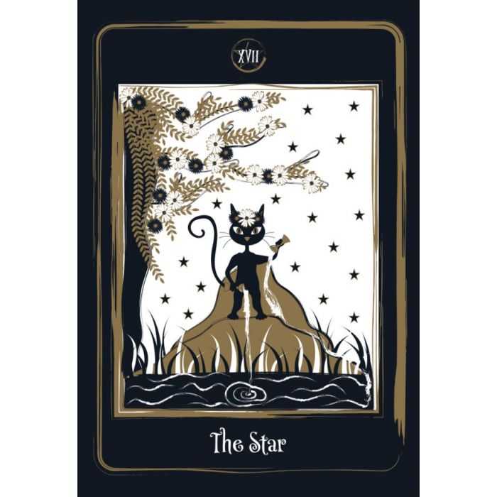 Golden Black Cat Tarot