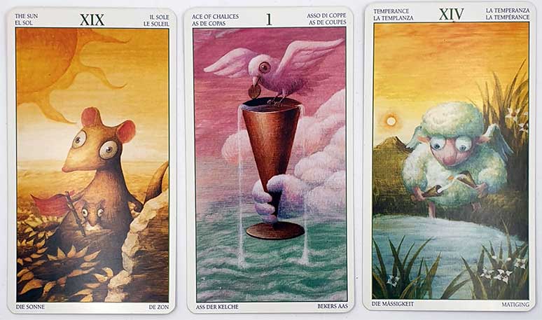 Tirage Tarot cartes droites