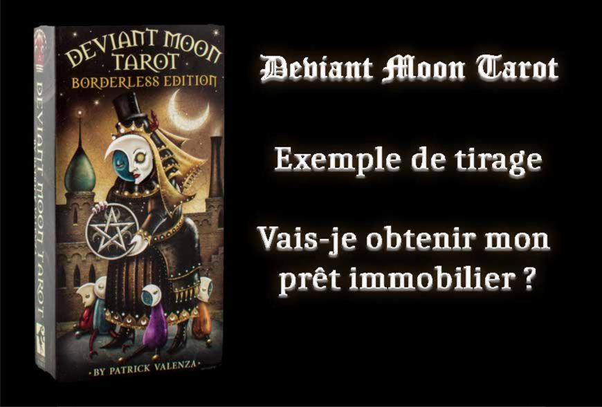 Tarot Deviant Moon - exemple de tirage